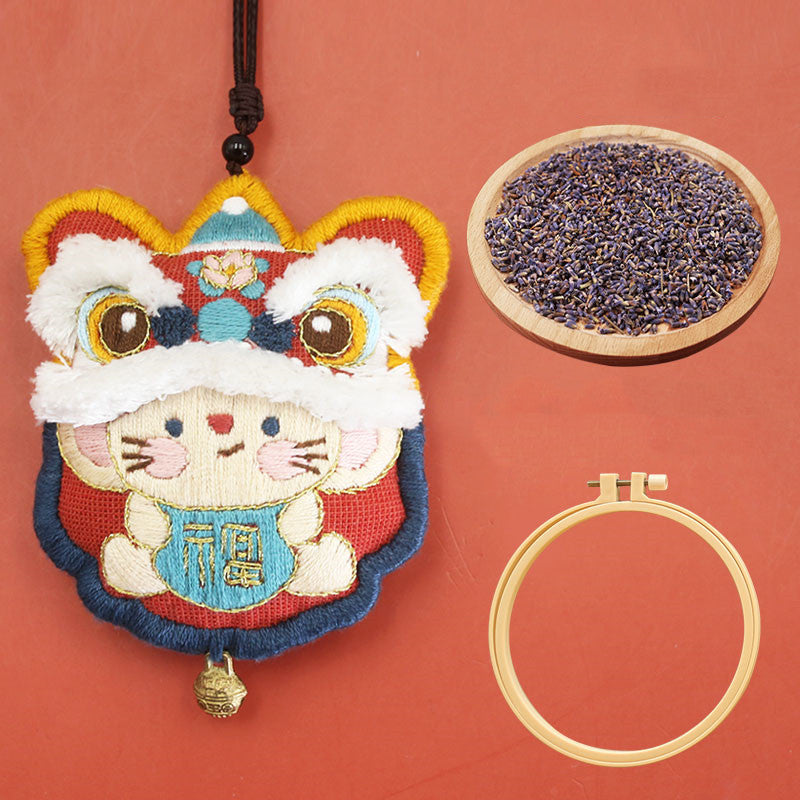 An Fu Embroidery Material Package – DIY Chinese Embroidery Kit