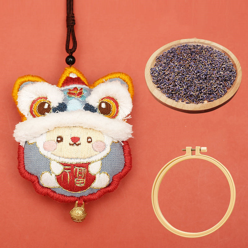 An Fu Embroidery Material Package – DIY Chinese Embroidery Kit