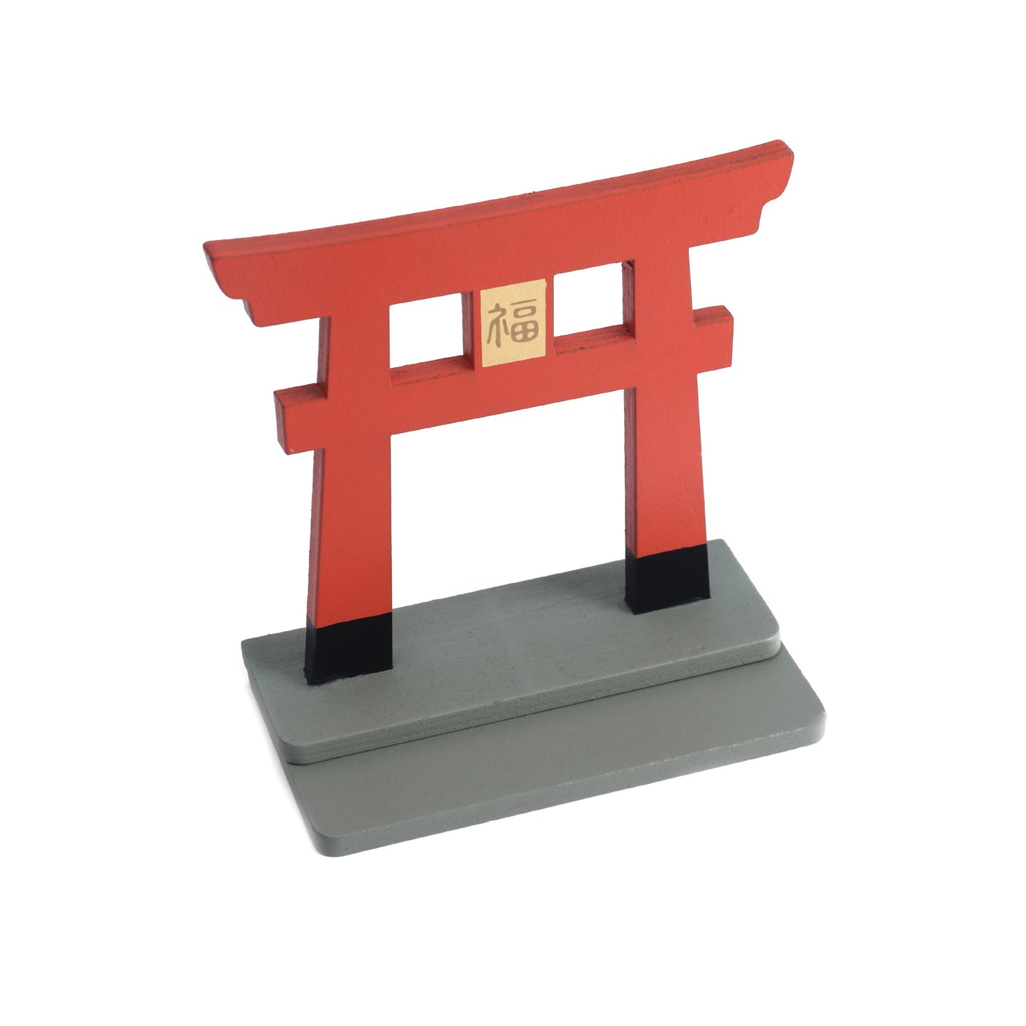 Japanese Style Wooden Fu Door Ornament – Elegant Wooden Door for Home Decoru