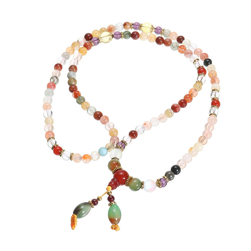 Agate Fu Lu Shou Bead Bracelet – A Symbol of Good Fortune and Longevity
