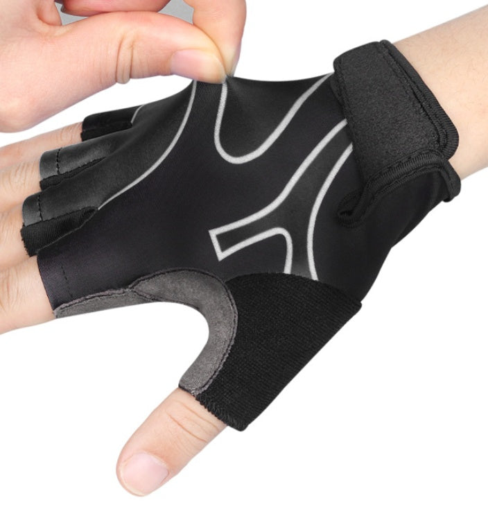 Half-Finger Gym & Cycling Gloves – Breathable and Anti-Slip Grip