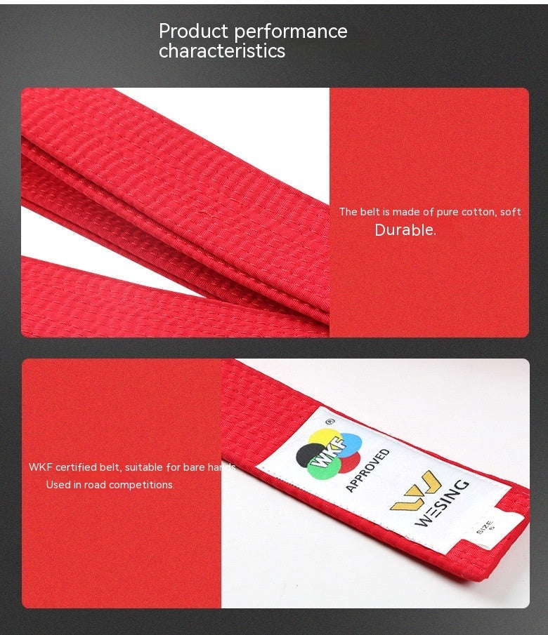 Karate Belt – Competition and Training Belt for Martial Arts