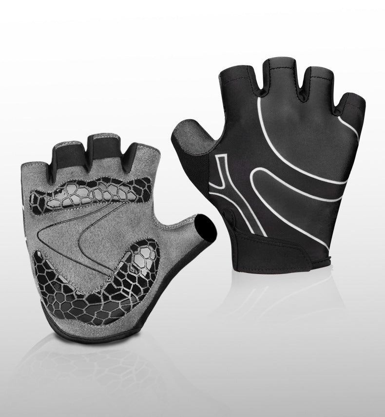 Half-Finger Gym & Cycling Gloves – Breathable and Anti-Slip Grip