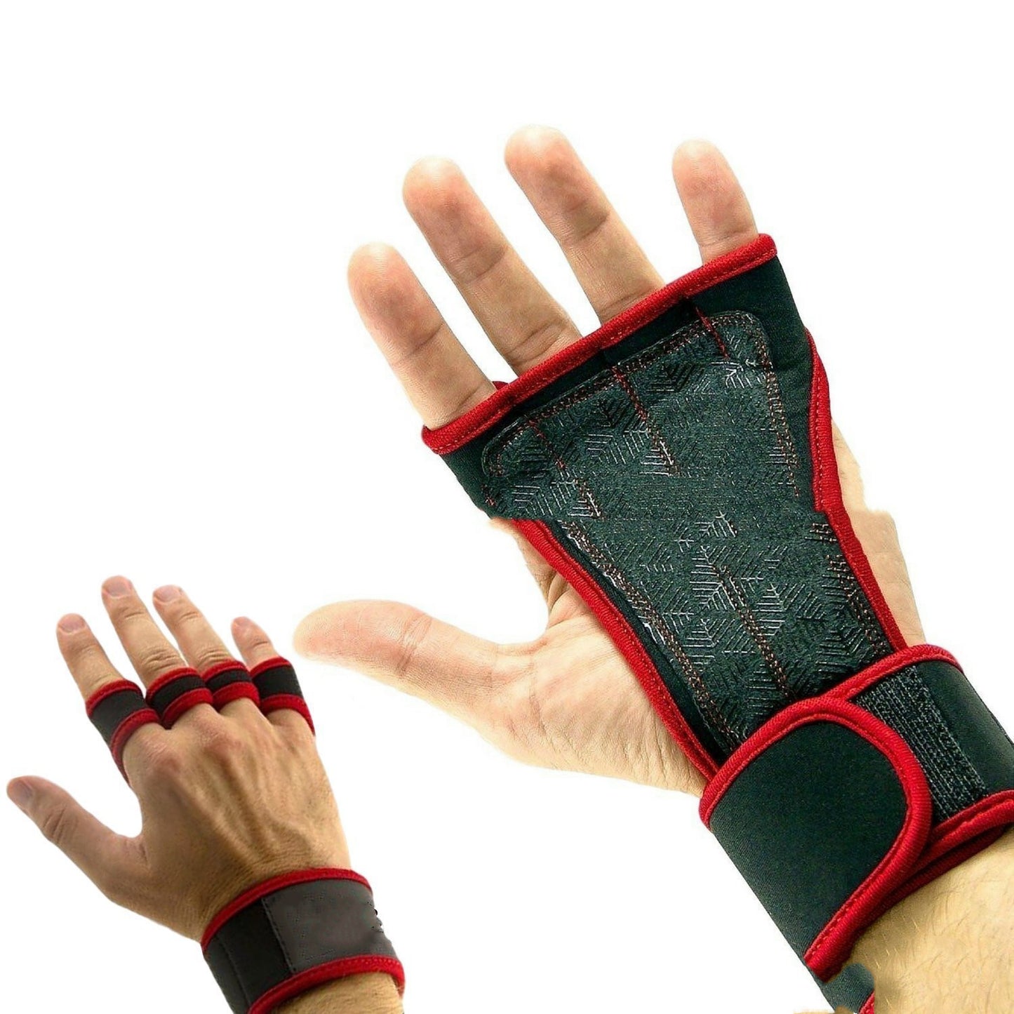 Half-Finger Weightlifting Gloves with Wrist Support – Maximum Grip & Protection
