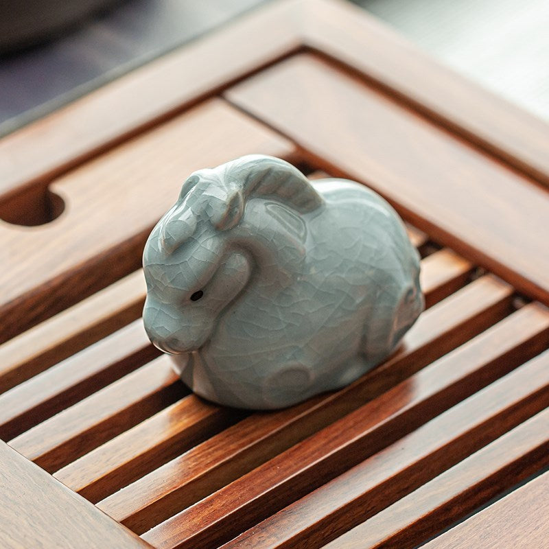 Ceramic Tea Pet – Unique Handcrafted Tea Ornament Featuring the Twelve Zodiac Animals