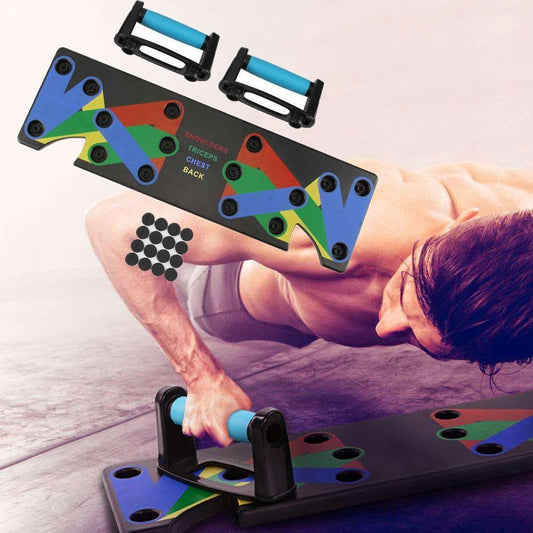 Color-Coded Push-Up Board for Upper Body Training