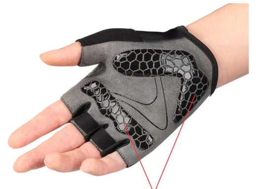 Half-Finger Gym & Cycling Gloves – Breathable and Anti-Slip Grip